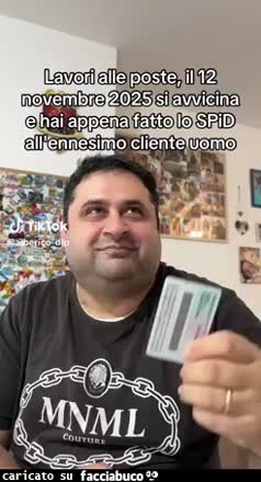 Lavori alle poste il 12 novembre si avvicina e hai appena fatto lo spid all'ennesimo cliente uomo di domenico alberico