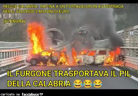 Rapina portavalori a Reggio Calabria